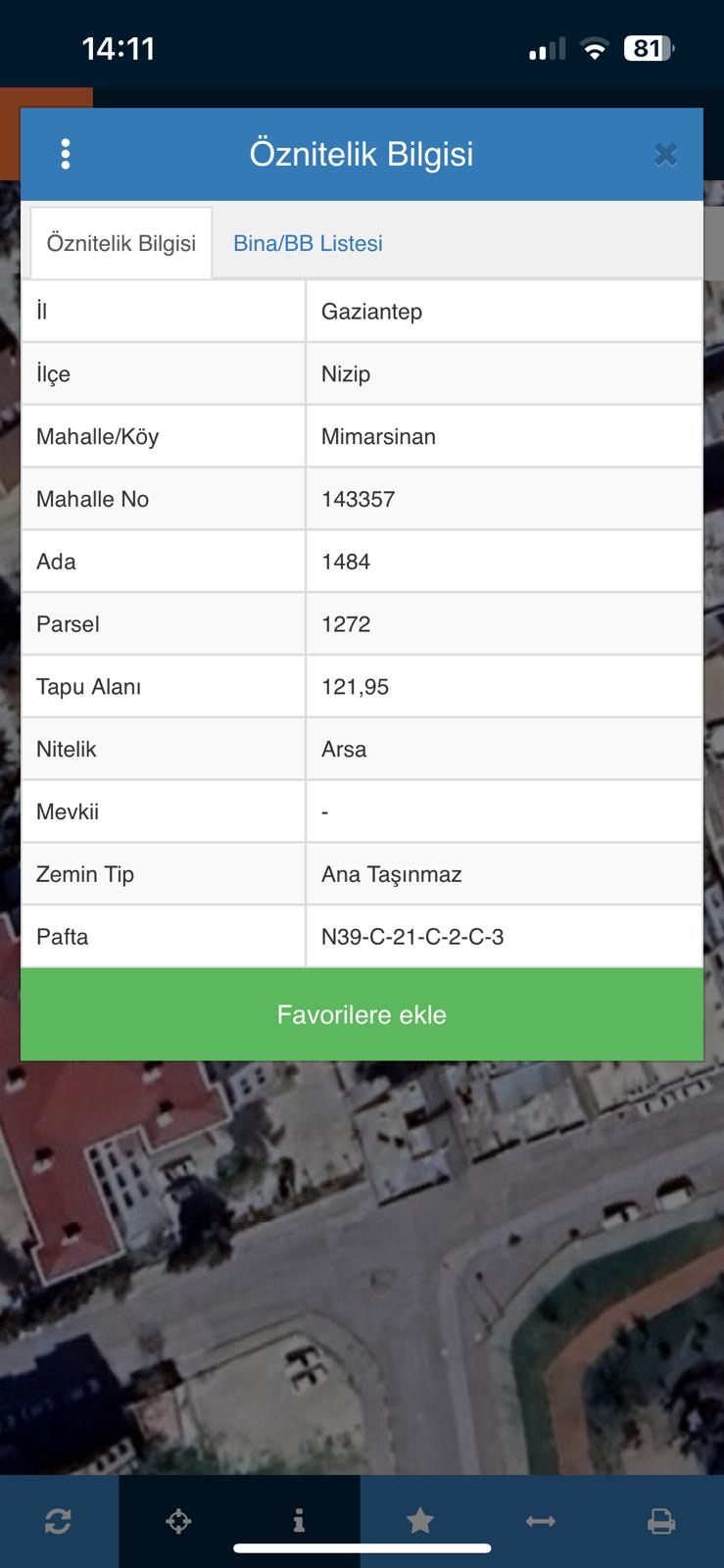 NİZİP MİMAR SİNAN MAHALLESİ SATILIK ARSA - NİZİP MİMAR SİNAN MAHALLESİ  121 METRE  İLETİŞİM : 05425178727